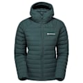 Miniatyrbillede 1 af 2: Montane Resolve Dunjakke Grøn S Kvinde