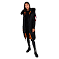 Miniatyrbillede 4 af 6: Alpha Industries Jakke Long Fishtail Sort S Kvinde