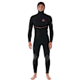 Miniatyrbillede 1 af 6: Rip Curl Fbomb Fusion 4 Mm Langærmet Neopren-dragt Med Hætte Og Lynlås Foran  XL