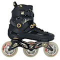 Miniatyrbillede 2 af 6: Krf Inline Skøjter Angel 3x100 Next Krypto Sort EU 41