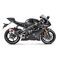 Miniatyrbillede 2 af 5: Akrapovic Lyddæmper Slip On Line Titanium Yzf-r6 17-18 Ref:s-y6so12-hapt Sort,Søvfarvet