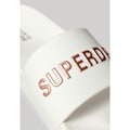 Miniatyrbild 3 av 5: Superdry Logo Vegan Pool Tofflor Vit EU 40-41 Kvinna