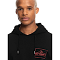 Miniatyrbillede 6 af 9: Quiksilver Hættetrøje Upside Down Sort XS Mand