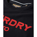Miniatyrbillede 2 af 3: Superdry Sport Luxe Graphic Fitted T-shirt Med Korte ærmer Sort S Kvinde