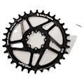 Miniatyrbillede 4 af 7: Wolf Tooth Kæderring Sram Red 8b Dm 3 Mm Offset Søvfarvet 36t