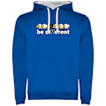 Miniatyrbillede 1 af 4: Kruskis Be Different Climb Two-colour Hættetrøje Blå 2XL Mand