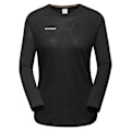 Miniatyrbillede 2 af 4: Mammut Tree Wool Fl T-shirt Med Lange ærmer Sort S Kvinde