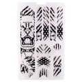 Miniatyrbillede 1 af 2: All Mountain Style Frame Guard Extra Stickers Honeycomb Hvid