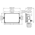 Miniatyrbillede 2 af 2: Navico Multifunktions Display Nsx Simrad 3012 12´´ Transparent 320 x 185 x 151 mm