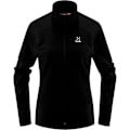 Miniatyrbillede 3 af 7: Haglofs Fuld Lynlå Sweatshirt Buteo Mid Sort S Kvinde