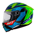 Miniatyrbillede 2 af 2: Mt Helmets Fuld Ansigtshjelm Revenge 2 Light A7 Blå XL