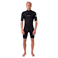 Pikkukuva 1 / 3: Rip Curl Lyhythihainen Vetoketjullinen Rintapuku Dawn Patrol 2/2 Mm Musta S