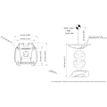 Miniatyrbillede 2 af 2: Scanstrut Rokk Mini Screw Base Sort