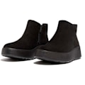 Miniatyrbillede 3 af 6: Fitflop F-mode Suede Flatform Zip Ankle Støvler Sort EU 37 Kvinde