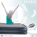 Miniatyrbillede 4 af 8: Intex Madras Dura-beam Standard Deluxe Pillow Sort 99 x 191 x 42 cm