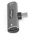 Miniatyrbillede 5 af 7: Startech Cdp 2capdm Usb-c/jack 3.5 Mm Til Usb-c/jack 3.5 Mm Adapter Søvfarvet