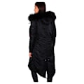 Miniatyrbillede 2 af 6: Alpha Industries Jakke Long Fishtail Sort S Kvinde