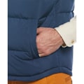Miniatyrbild 2 av 2: Original Penguin Lightweight Faux Down Colorblock Väst Blå L Man