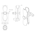 Pikkukuva 2 / 2: Ram Mounts Double Socket Varsi Hopeinen