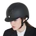 Pikkukuva 5 / 6: Equestro Kypärä Modello Eclipse Plain Matt Rowel Fitting  53-55 cm