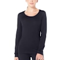 Miniatyrbillede 1 af 5: Icebreaker Baselag 200 Oasis Scoop Merino Sort XS Kvinde