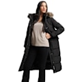 Miniatyrbillede 1 af 2: Superdry Jakke Everest Longline Sort XS Kvinde