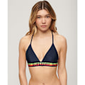 Miniatyrbild 4 av 7: Superdry Bikinitopp Logo Triangle Blå M Kvinna