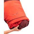 Pikkukuva 4 / 5: Vaude Makuupussi Alpli Adjust 400 Ii Syn Punainen Regular / Left Zipper