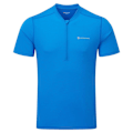 Miniatyrbillede 3 af 6: Montane Dart Nano Halv Lynlås Kortærmet T-shirt Blå M Mand