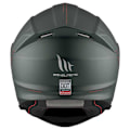 Miniatyrbillede 8 af 9: Mt Helmets Genesis Sv Modulær Hjelm Sort XL