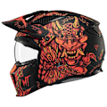 Pikkukuva 5 / 9: Mt Helmets Streetfighter Sv Hellish Modulaarinen Kypärä Oranssi,Musta XL