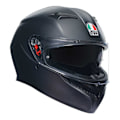Miniatyrbillede 1 af 6: Agv Fuld Ansigtshjelm K3 E2206 Mplk Sort M