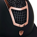Miniatyrbillede 4 af 6: Equestro Hjelm Modello Eclipse Stone Mat Wide Visor (3 Padding)  53-55 cm