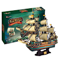 Miniatyrbillede 1 af 4: Tachan 3d-puslespil Båd San Felipe Cubic Fun Gylden