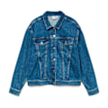 Miniatyrbillede 2 af 6: Vero Moda Tessa Oversize Denimjakke Blå L Kvinde