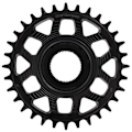 Miniatyrbillede 1 af 2: E-thirteen Kæderring Helix R Shimano Ep8 Dm Søvfarvet 32t