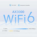 Miniatyrbillede 7 af 10: Tp-link Router 5g Ax3000 Whm Wifi Transparent