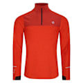 Miniatyrbillede 1 af 3: Dare2b Power Up Ii Halv Lynlås Sweatshirt Rød L Mand