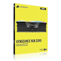 Miniatyrbillede 1 af 8: Corsair Hukommelse Ram Vengeance Rgb Cmh64gx5m2b6000c30 64gb 2x32gb Ddr5 6000mhz