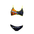 Pikkukuva 1 / 2: Turbo Catalonia Thin Strap -bikinit Musta 4XL Nainen