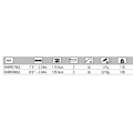 Miniatyrbillede 2 af 2: Hart Roterende Stang Bloody Rock&darting Sort 2.24 m / 1-7 g