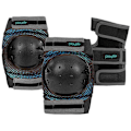 Miniatyrbillede 5 af 6: Playlife Ungdoms Rulleskøjter Joker Blue Sky Combo Sort EU 31-34