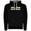 Miniatyrbillede 1 af 4: Kruskis Be Different Apnea Two-colour Hættetrøje Sort 3XL Mand