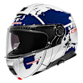 Miniatyrbillede 1 af 7: Schuberth C5 Globe Modulær Hjelm Blå 3XL