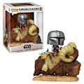 Pikkukuva 3 / 3: Funko Pop Star Wars The Mandalorian Mando On Bantha Child In Bag Monivärinen