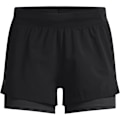 Miniatyrbillede 4 af 6: Under Armour Korte Leggings 2 In 1 Iso Chill Run Sort XL Kvinde