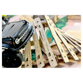 Miniatyrbillede 8 af 10: Crawler Park Forhindringer For Rc Welcome Kit 5 1/24 & 1/18 Gylden
