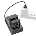 Miniatyrbillede 5 af 9: Smallrig Kamera Batterioplader Srni105