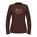 Miniatyrbillede 2 af 3: Odlo Merino 200 Nature Langærmet Baselayer Brun S Kvinde
