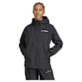 Miniatyrbillede 1 af 3: Adidas Terrex Multi 2l Rain.rdy Jakke Sort M Kvinde